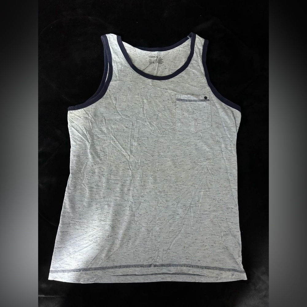 large gray mens tank top